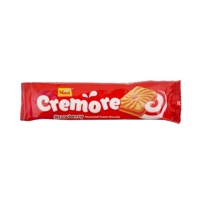 NABIL CREMORE STRAWBERRY CREAM BISCUITS 82 GM