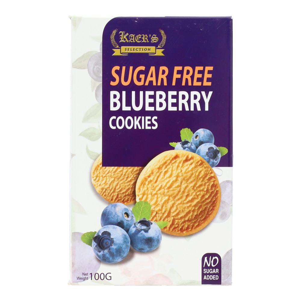 KAERS SELECTION COOKIES BLUEBERRY SUGER FREE 100 GM