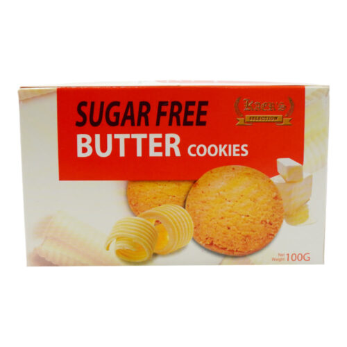 KAERS SELECTION COOKIES BUTTER SUGAR FREE 100 GM