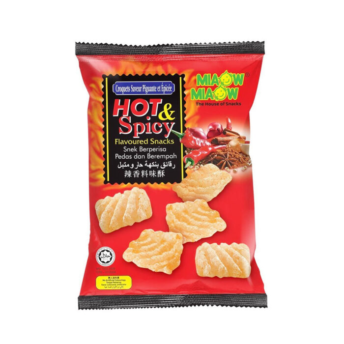 MIAOW MIAOW CHIPS HOT SPICY 60 GM
