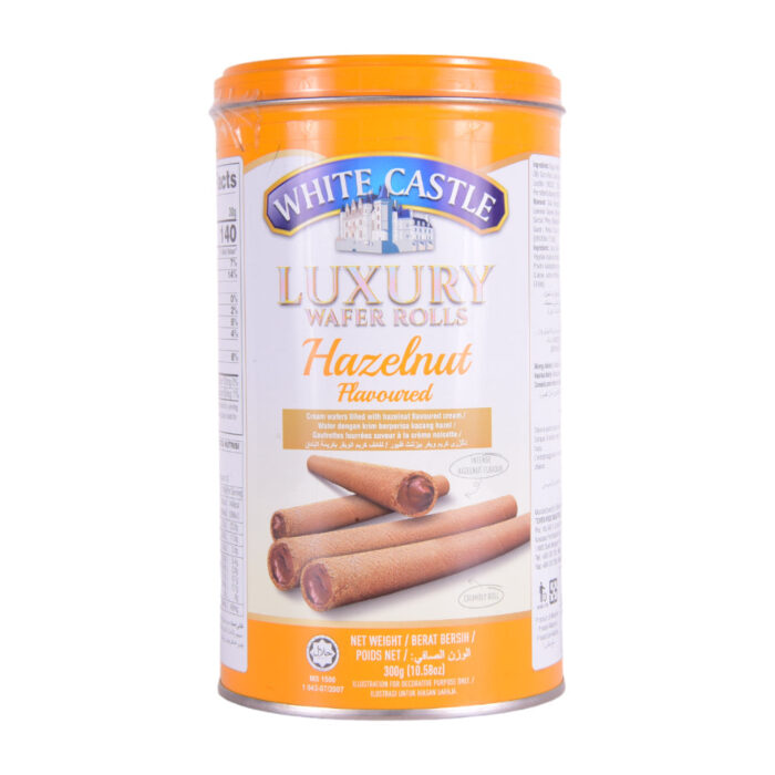 WHITE CASTLE WAFERS CHOCOLATE HAZELNUT 300 GM
