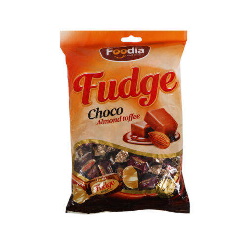 FOODIA FUDGE CHOCO ALMOND TOFEE 600 GM