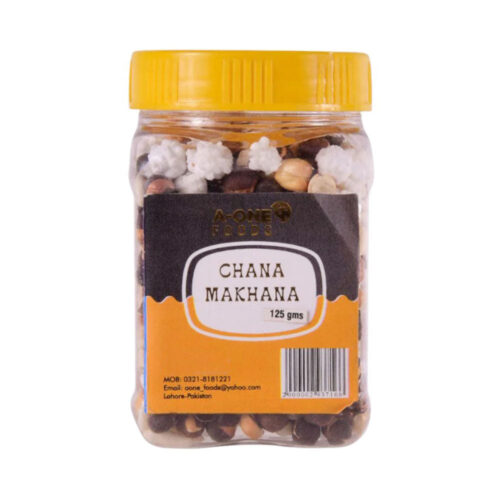 A ONE CHANA MAKHANA MIX JAR 125 GM
