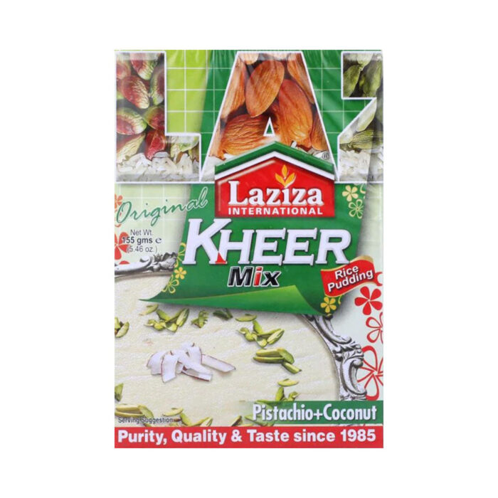 LAZIZA KHEER MIX PISTACHIO+COCONUT 155 GM