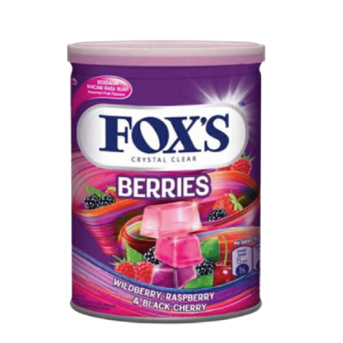 FOXS CANDY BERRIES TIN 180 GM