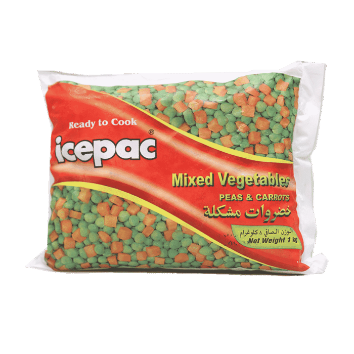 ICEPAC MIX 2 PEAS AND CARROT 1 KG