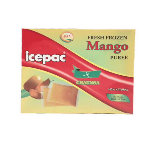 ICEPAC FRESH MANGO PUREE CHAUNSA 400GM