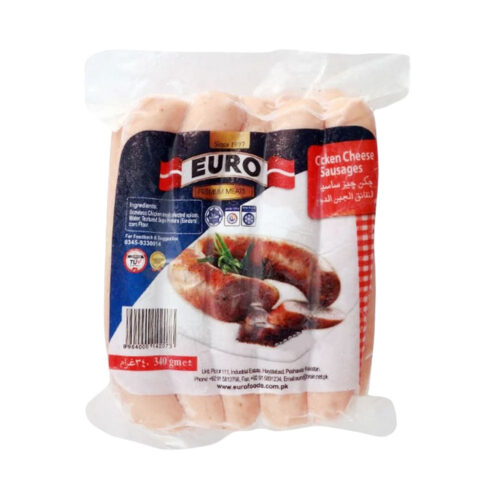 EURO CHICKEN CHEESE SAUSAGES 320 GM