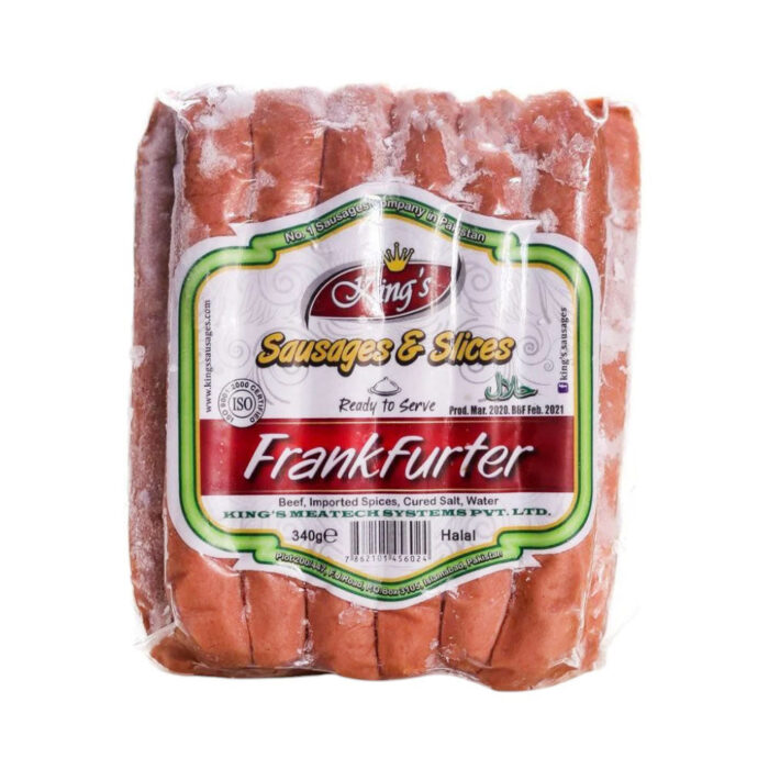 KINGS FRANKFURTER SASUGES 320 GM