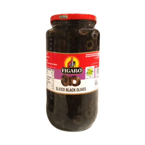 FIGARO OLIVES BLACK SLICED 920 GM