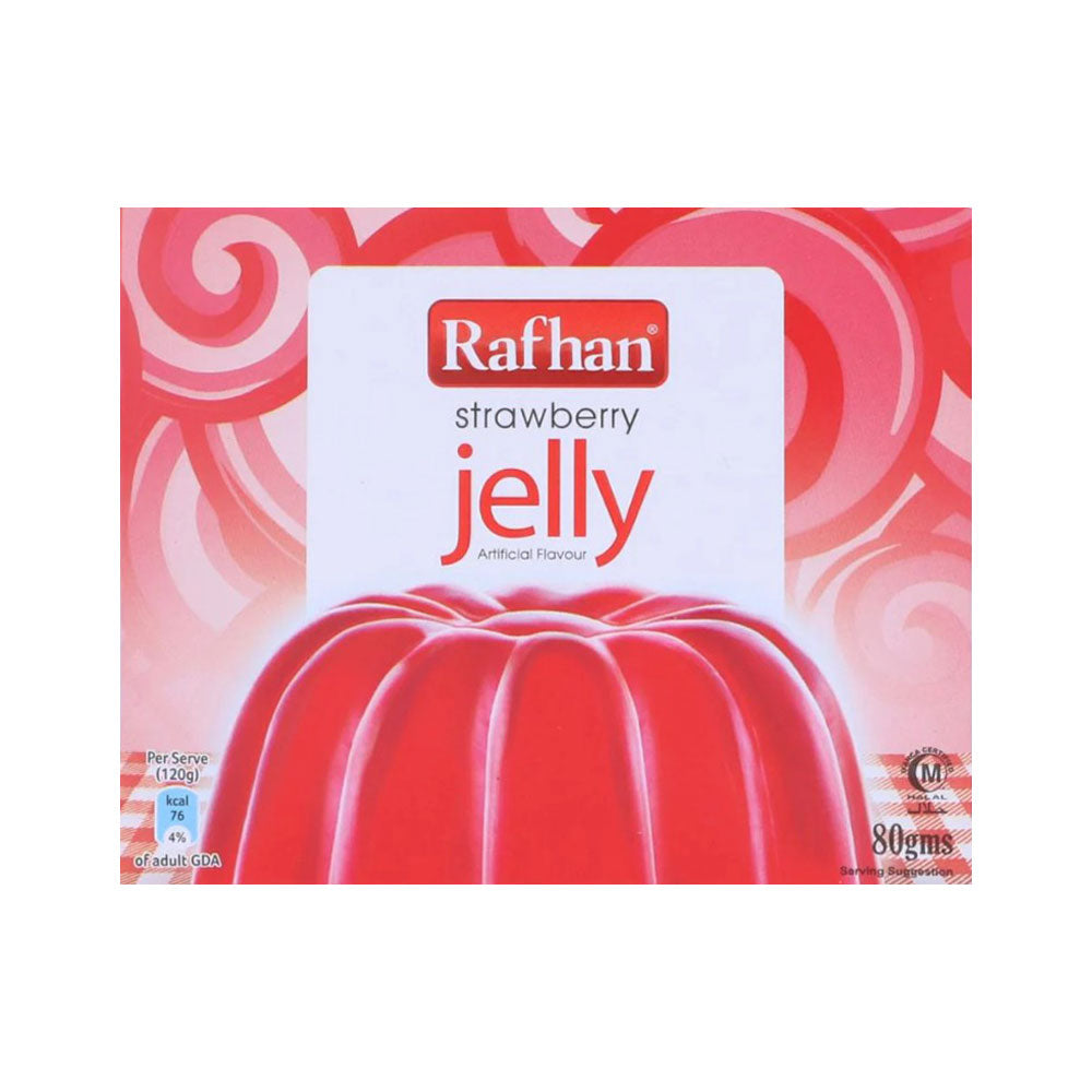 RAFHAN JELLY CRYSTAL STRAWBERRY 80 GM