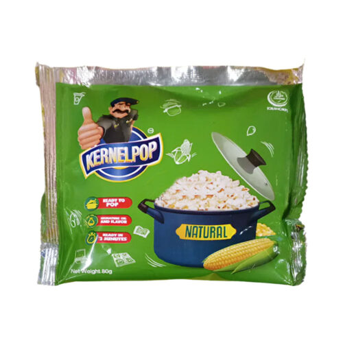 KERNEL POP CORN NATURAL 80 GM