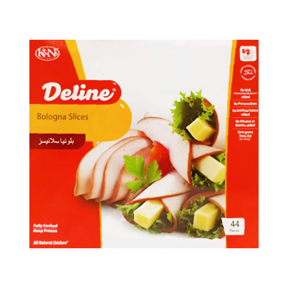 K AND N BOLOGNA SLICES 44 PCS 616 GM