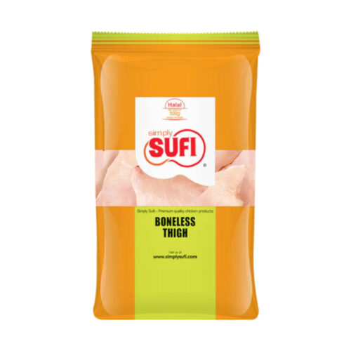 SUFI BONELESS THIGH SKIN ON 500 GM