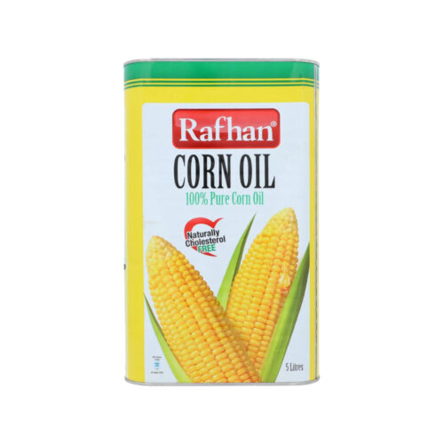 RAFHAN CORN OIL TIN 5 LTR