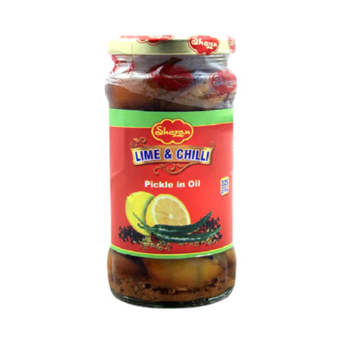 SHEZAN LIME & CHILLI PICKLE IN VINEGAR 300 GM