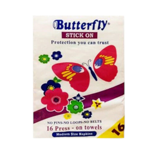 BUTTER STICK ON MEDIUM SIZE NAPKIN 16 PCS