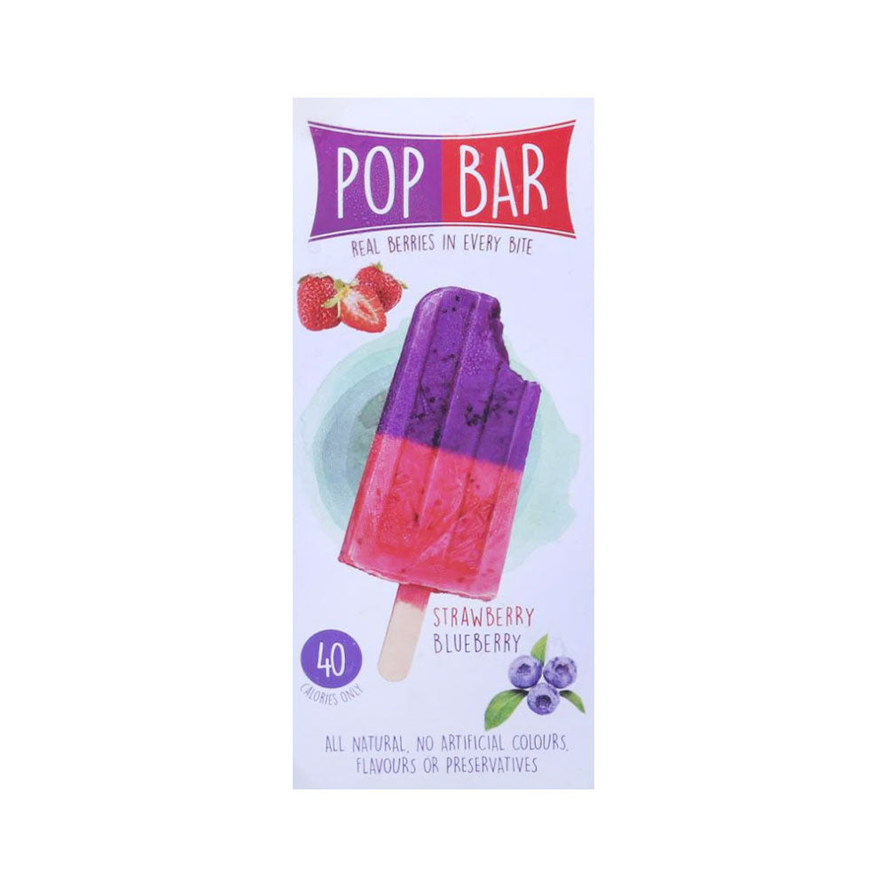 WHOLESOME POPBAR STRAWBERRY - BLUEBERRY 80G