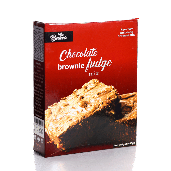 BAKEA CHOCOLATE FUDGE BROWNIE MIX 480 GM