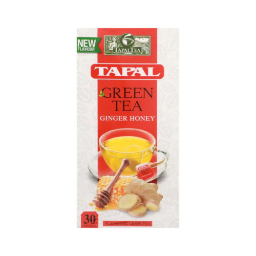 TAPAL GREEN TEA BAGS GINGER HONEY 30PCS 45 GM