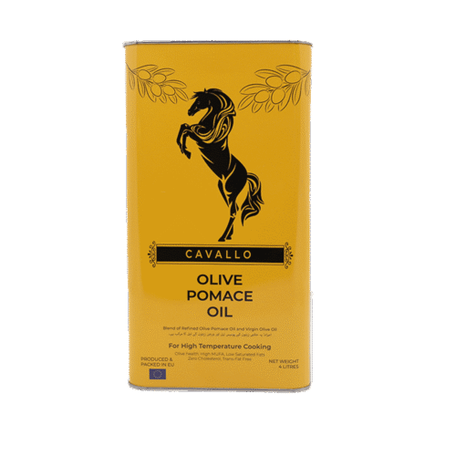 CAVALLO POMACE OLIVE OIL TIN 4 LTR