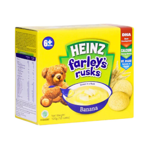 HEINZ FARLEYS RUSK BANANA 12PC 120 GM