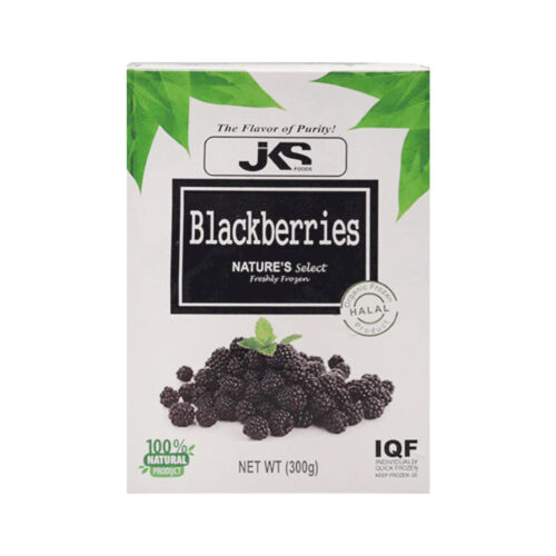 JKS NATURES SELECT FRESHLEY FROZEN BLACKBERRIES BOX 300GM
