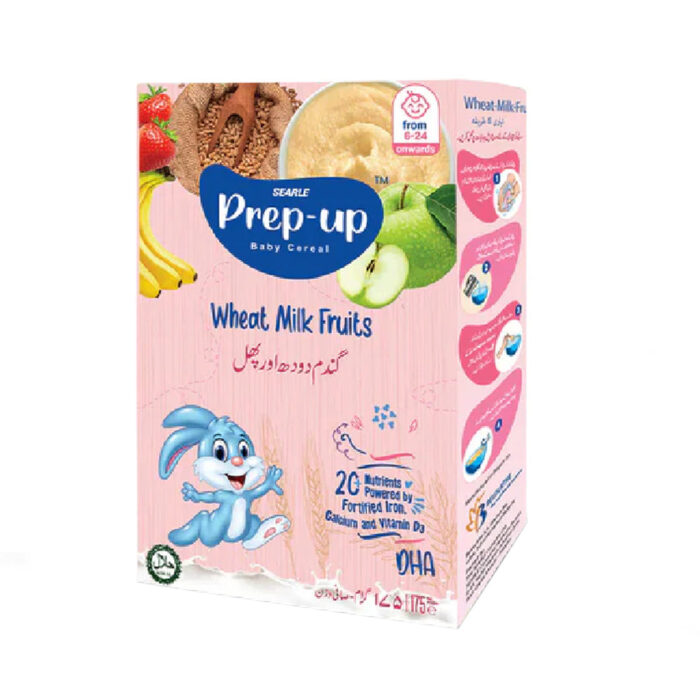 CEARLE PREP-UP WHEAT MILK AND FRUIT 6MONTHS 175GM