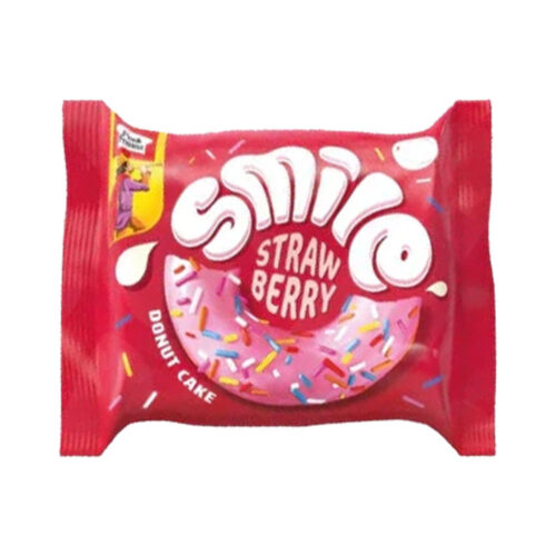 PEEK FREANS SMILE STRAWBERRY DONUT CAKE 39 GM