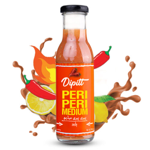 DIPITT PERI PERI MEDIUM SAUCE BOTTLE 300GM