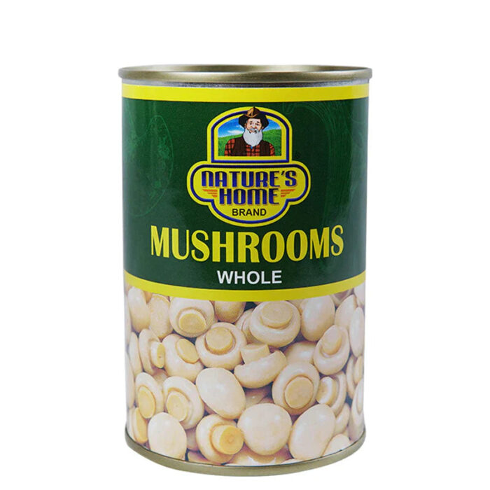 NATURES HOME MUSHROOMS CHOICE WHOLE TIN 380 GM