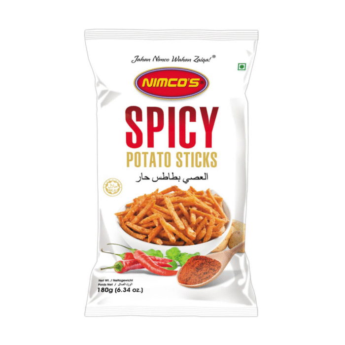 NIMCOS SPICY POTATO STICK 180 GM