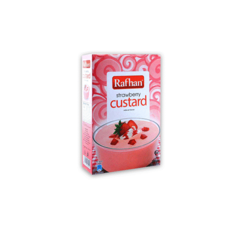 RAFHAN CUSTARD POWDER STRAWBERRY 275 GM