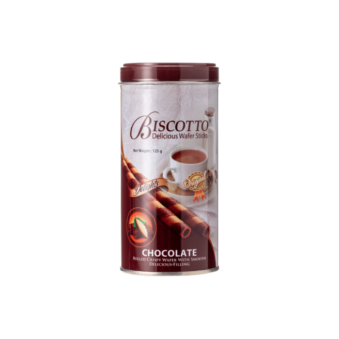 BISCOTTO WAFER STICKS CHOCOLATE DELIGHTS 125 GM