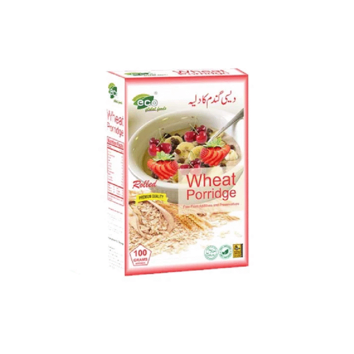 ECO ROLLED WHEAT PORRIDGE BOX 500GM