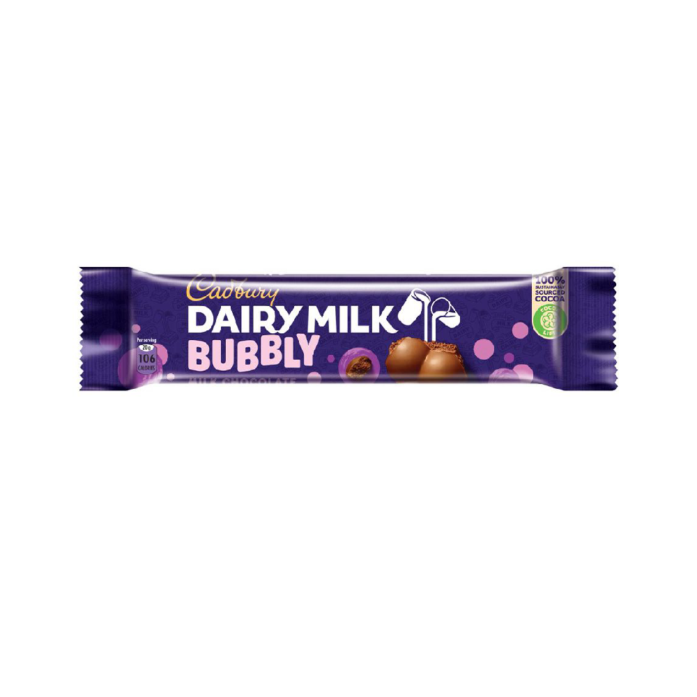CADBURY DAIRY MILK BUBBLY 13.5 GM