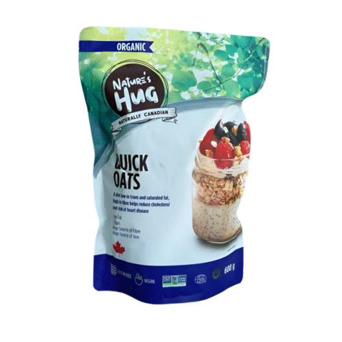 N HUG QUICK OATS ORGANIC 600 GM