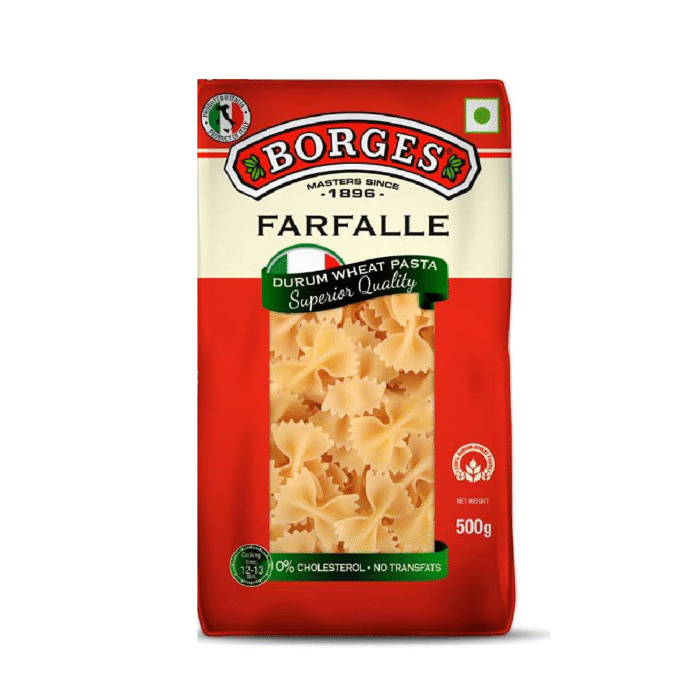 BORGES PASTA FARFALLE 500GM