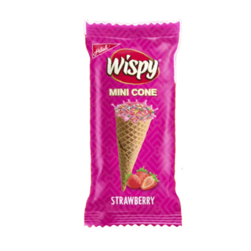 WISPY MINI CONES STRAWBERRY 13.2 GM