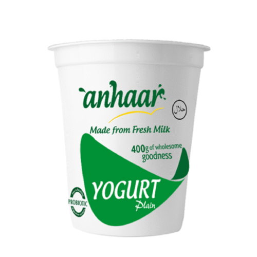 ANHAAR PLAIN YOGURT 400 GM