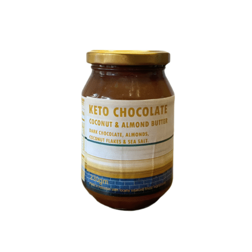 KETO DARK CHOCOLATE COCONUT AND ALMOND BUTTER 200GM