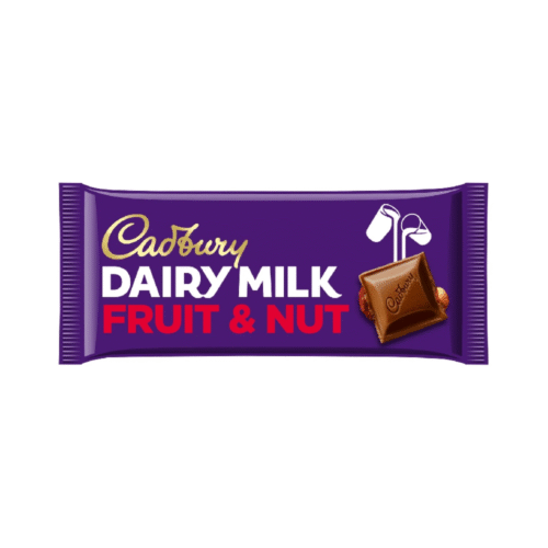 CADBURY DAIRY MILK CHOCOLATE FRUIT & NUT 180 GM