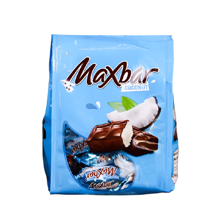 MAXBAR MILK CHOCOLATE COCONUT BAG 142 GM