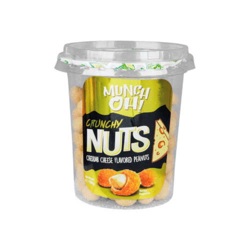 MUNCH OH CRUNCHY NUTS CHEDDAR CHEESE PEANUTS 150GM