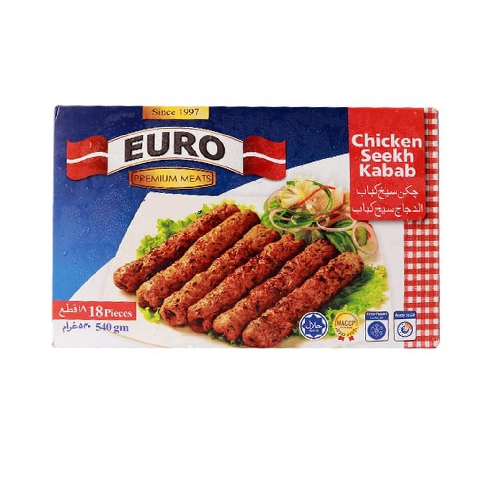 EURO CHICKEN SEEKH KABAB (ECONOMY) 540 GM
