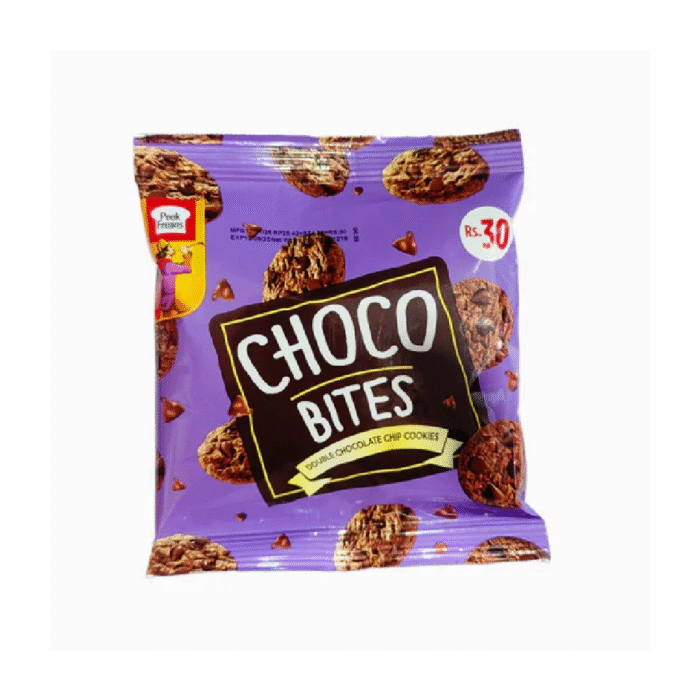 PEEK FREANS CHOCO BITES DOUBLE CHOCOLATE CHIP COOKIES 15.5 G