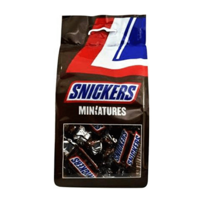 SNICKERS CHOCOLATE MINIATURE 220 GM