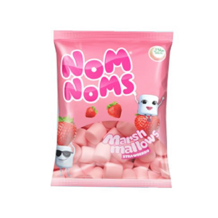 MARSH MALLOWS NOMNOMS STRAWBERRY 150 GM