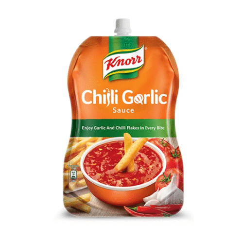 KNORR CHILLI GARLIC SAUCE POUCH 400 GM