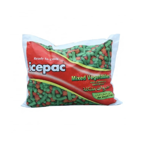 ICEPAC 4 MIX PEAS CARROT GREEN AND SWEET CORN 1 KG